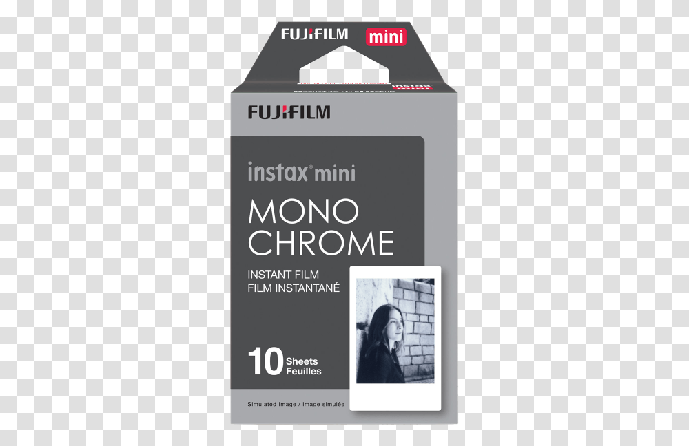 Fujifilm Instax Mini Instant Film Monochrome Fujifilm Instax Share Sp, Person, Advertisement, Poster, Flyer Transparent Png