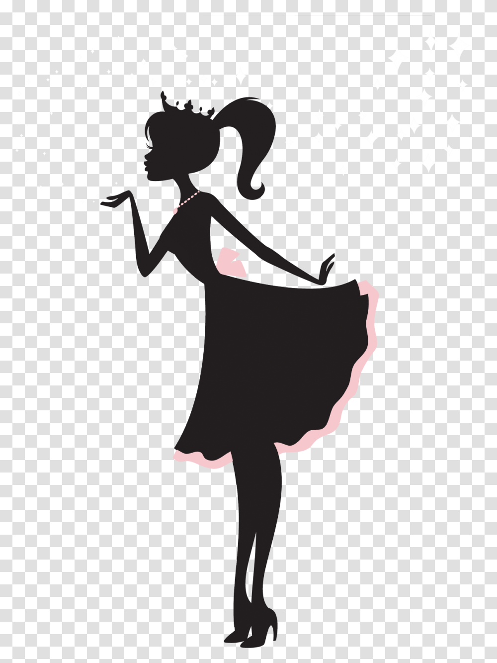 Full Body Barbie Silhouette, Person, Photography, Stencil, Advertisement Transparent Png
