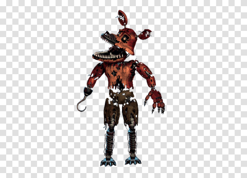 Full Body Fnaf Nightmare Foxy, Person, Costume, Crowd, Leisure Activities Transparent Png