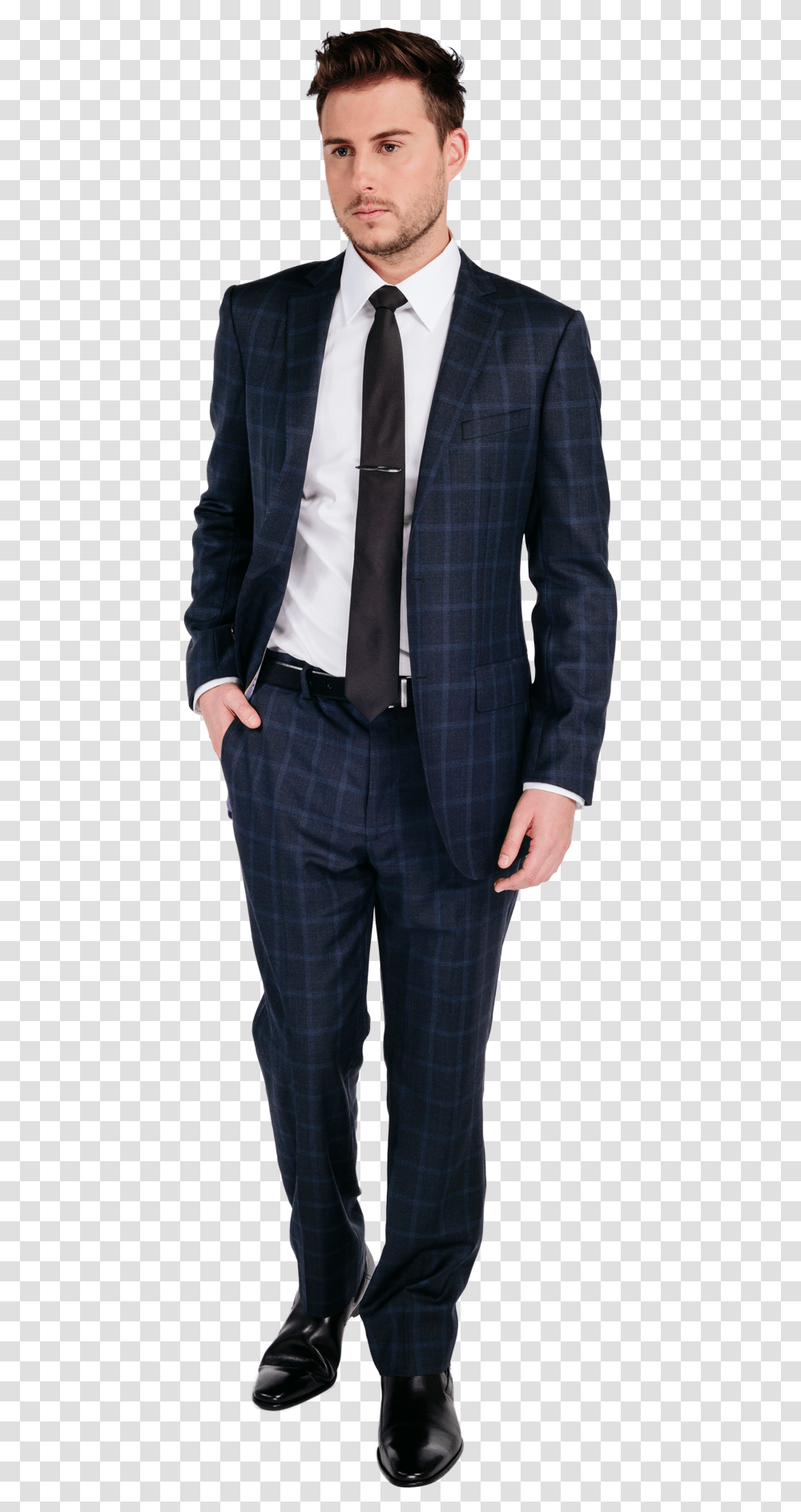 Full Body Man In Suit, Tie, Accessories, Overcoat Transparent Png