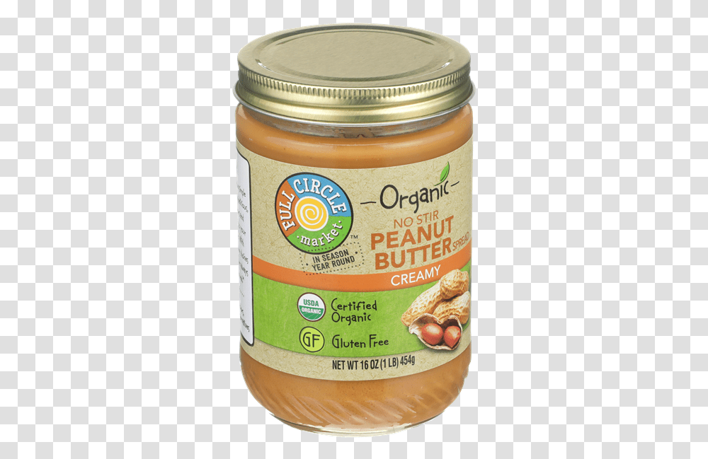 Full Circle Organic Creamy Peanut Butter Spread Hy Vee Paste, Food, Tape, Mayonnaise, Mustard Transparent Png
