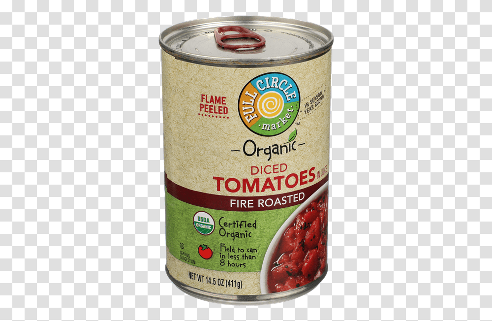 Full Circle Organic Fire Roasted Diced Tomatoes Hy Vee Tomato, Food, Ketchup, Plant Transparent Png