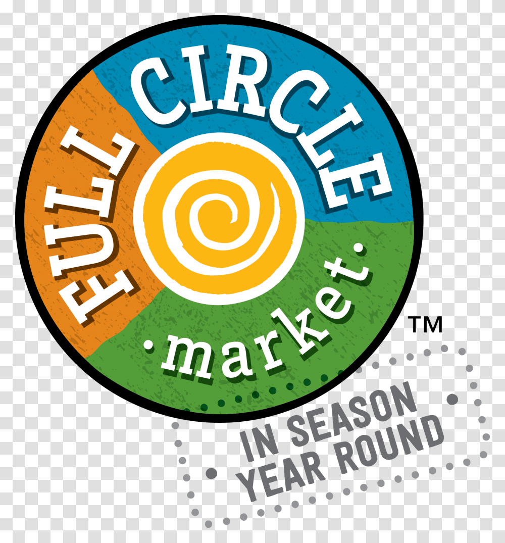 Full Circle Organic Full Circle Market Logo, Trademark, Badge Transparent Png