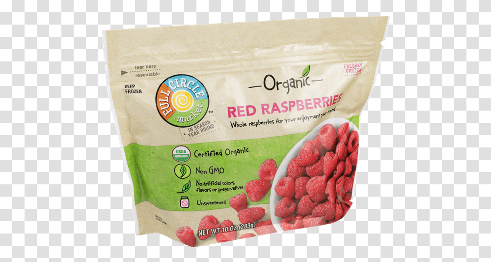 Full Circle Organic Red Raspberries Hy Vee Aisles Online Frutti Di Bosco, Raspberry, Fruit, Plant, Food Transparent Png