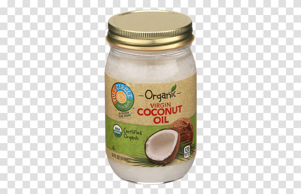 Full Circle Virgin Coconut Oil, Plant, Food, Vegetable, Milk Transparent Png