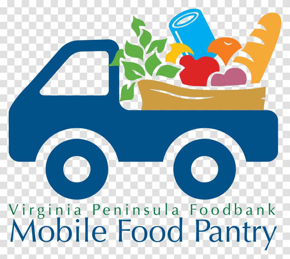Full Clipart Food Bank Groceries Clipart, Vehicle, Transportation, Pickup Truck Transparent Png