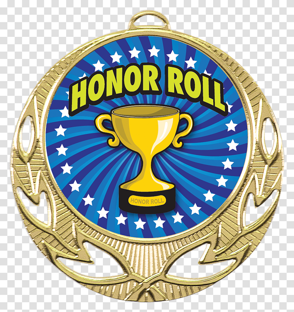 Full Color Honor Roll Medal Honor Roll Clipart, Logo, Trademark, Badge Transparent Png