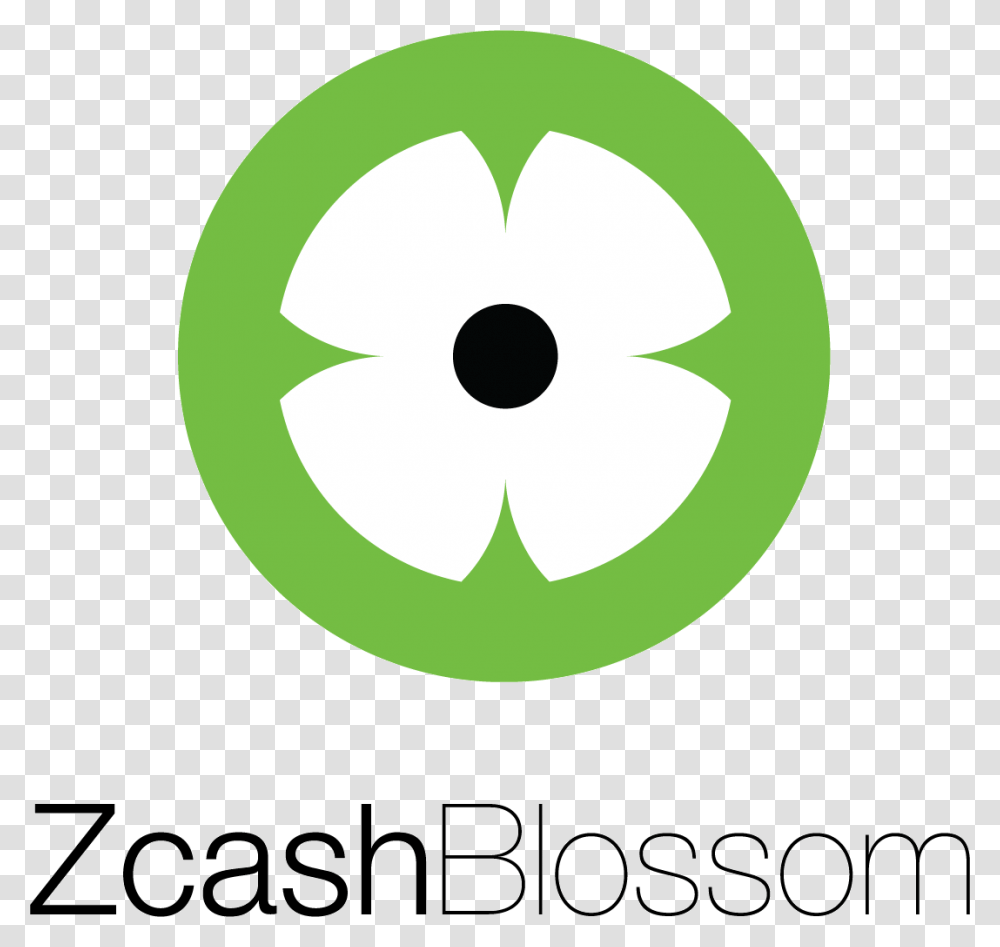 Full Color Zcash Blossom Vertical Logo Circle, Trademark, Recycling Symbol, Number Transparent Png