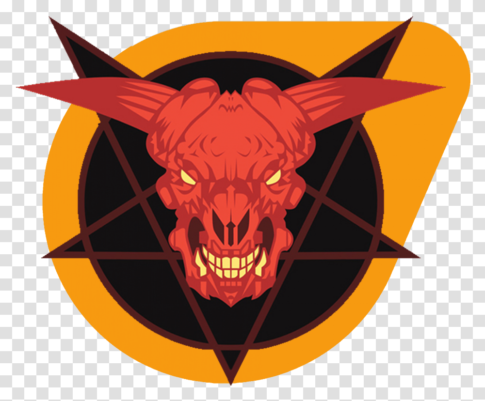 Full Credit For Scull To Retroahoy New Doom Retroahoy Doom, Logo, Trademark, Emblem Transparent Png