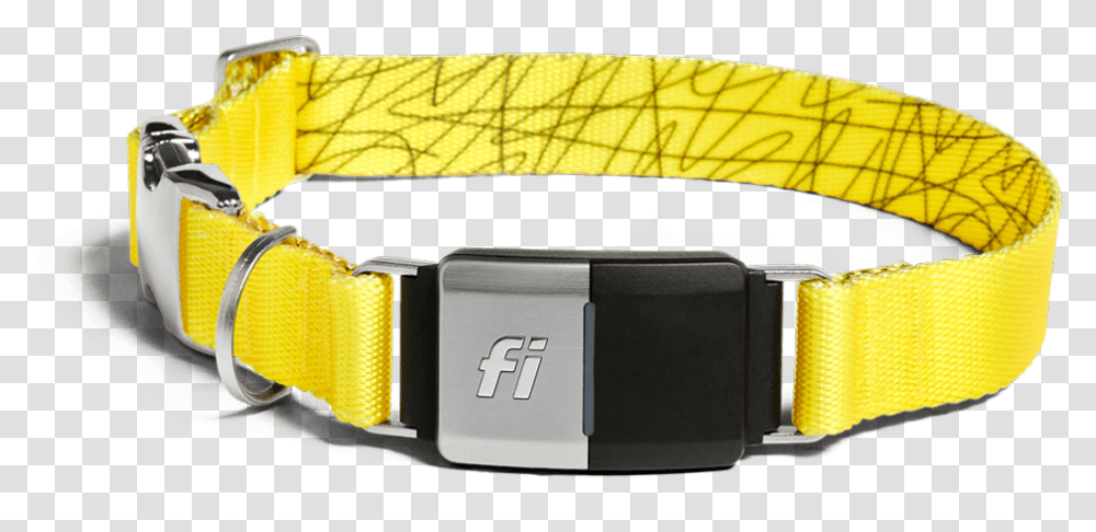Full Device Yellow2x Fi Smart Dog Collar, Belt, Accessories, Accessory, Buckle Transparent Png