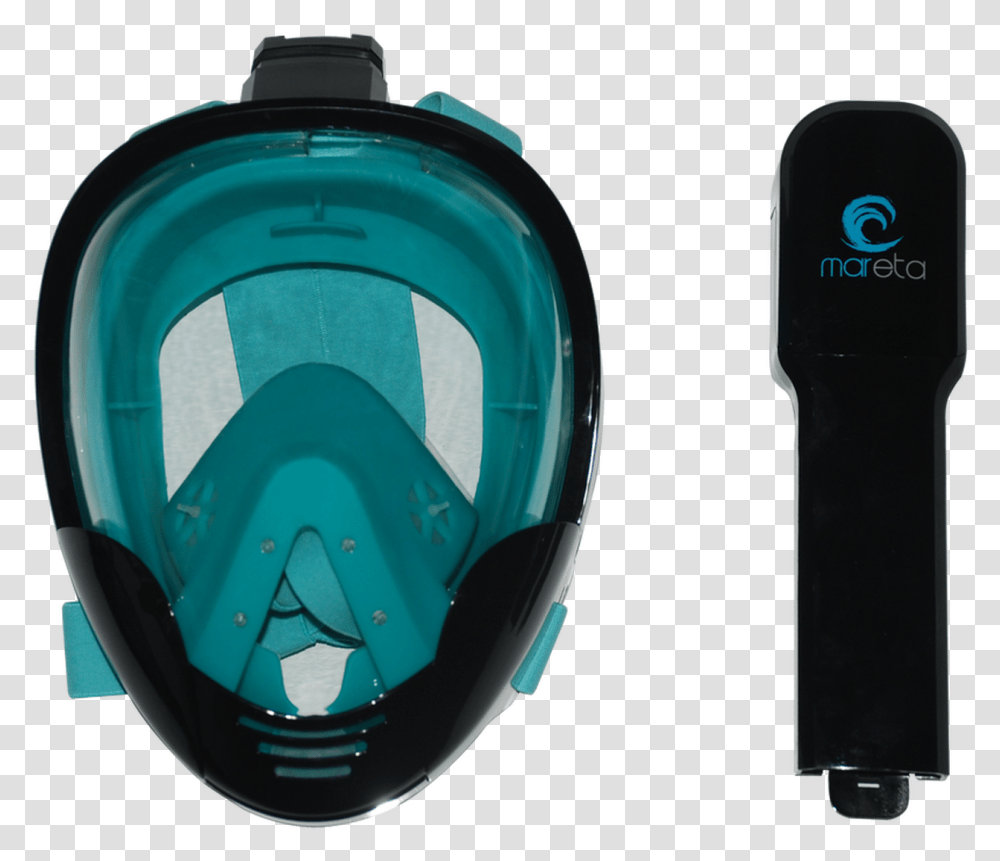 Full Face Snorkel Mask Diving Mask, Mobile Phone, Electronics, Cell Phone, Helmet Transparent Png