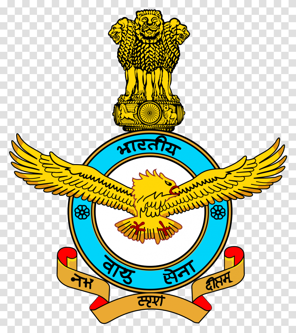 Full Hd Indian Air Force Logo Hd, Trademark, Emblem, Badge Transparent Png