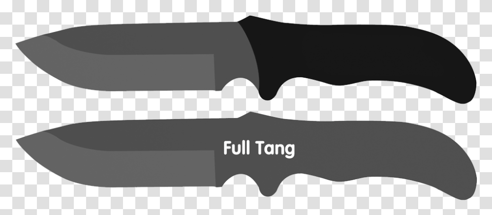Full Knife Tang Hunting Knife, Weapon, Weaponry, Blade, Axe Transparent Png