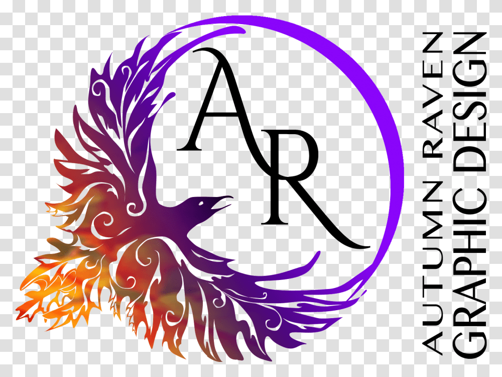 Full Logo Autumn Raven Illustration, Animal, Dragon, Painting, Art Transparent Png