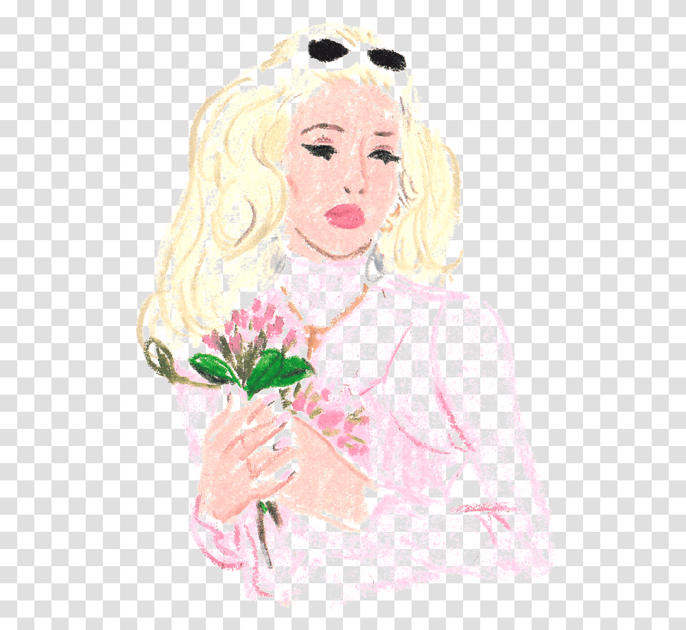 Full Moon Kali Uchis Crochet, Person, Drawing, Doodle Transparent Png