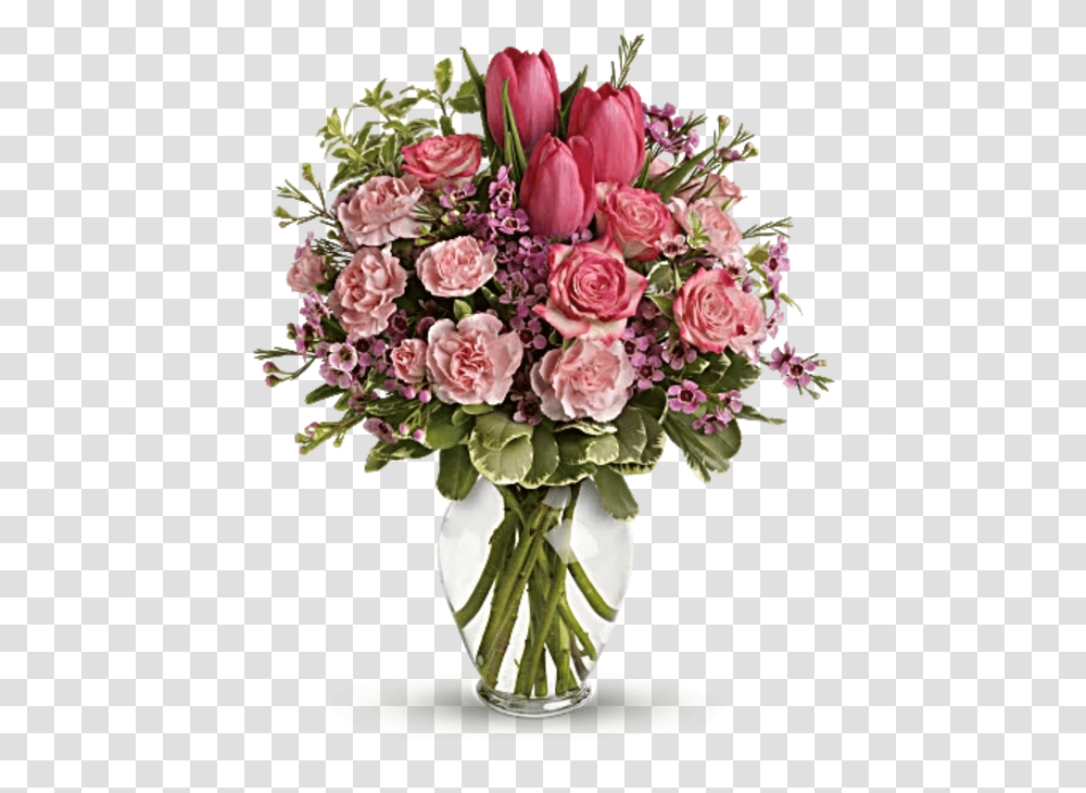 Full Of Love Bouquet Flowers In Bouquets, Floral Design, Pattern Transparent Png