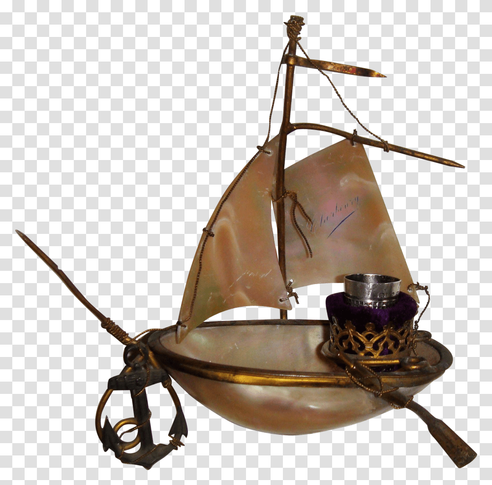 Full Rigged Pinnace, Pottery, Bow, Saucer, Glass Transparent Png