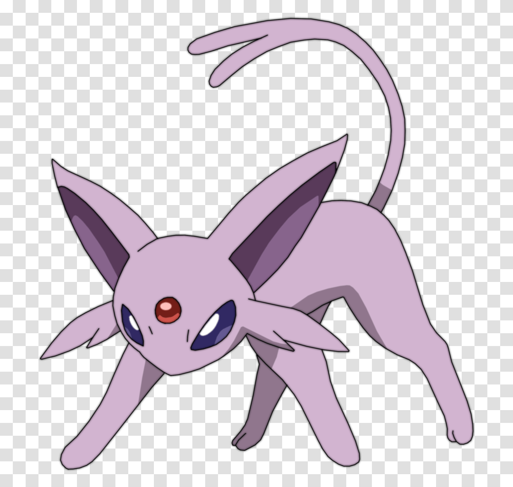 Full Size Image Espeon, Animal, Mammal, Wildlife, Art Transparent Png