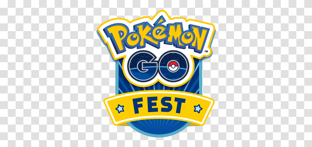 Full Size Image Pokemon Go Fest, Label, Text, Logo, Symbol Transparent Png