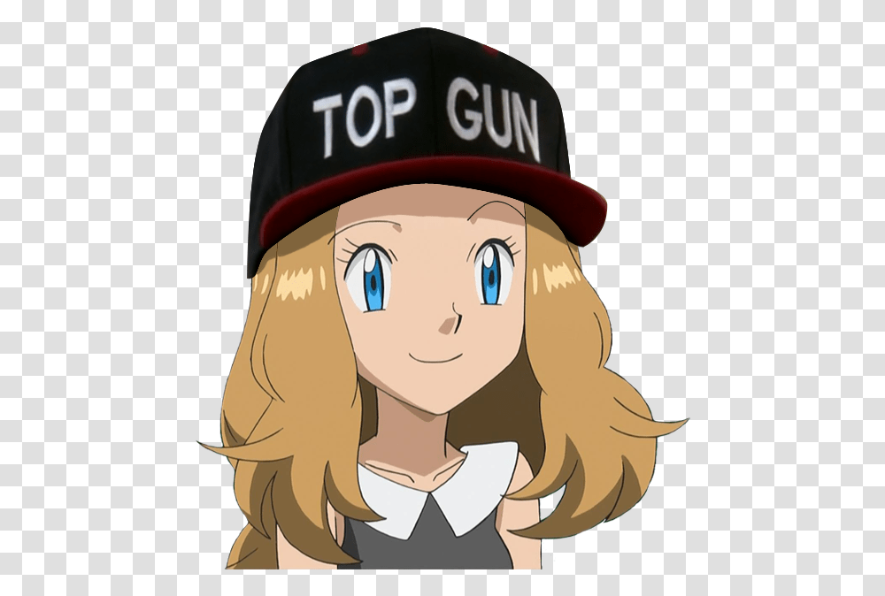 Full Size Image Pokemon Serena Long Hair, Helmet, Clothing, Apparel, Book Transparent Png