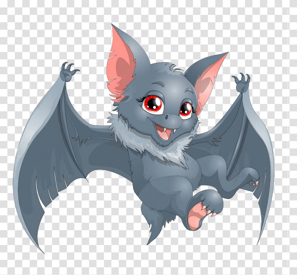 Full Size Of Bat Drawing Template Cute Batgirl An Bat Cartoon, Wildlife, Animal, Mammal Transparent Png