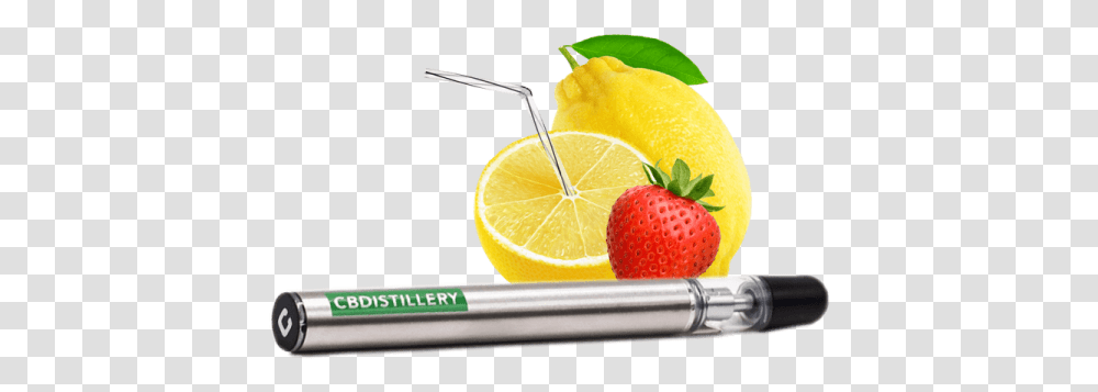 Full Spectrum Flavored Cbd Vape Pen Vaporizer, Plant, Citrus Fruit, Food, Strawberry Transparent Png