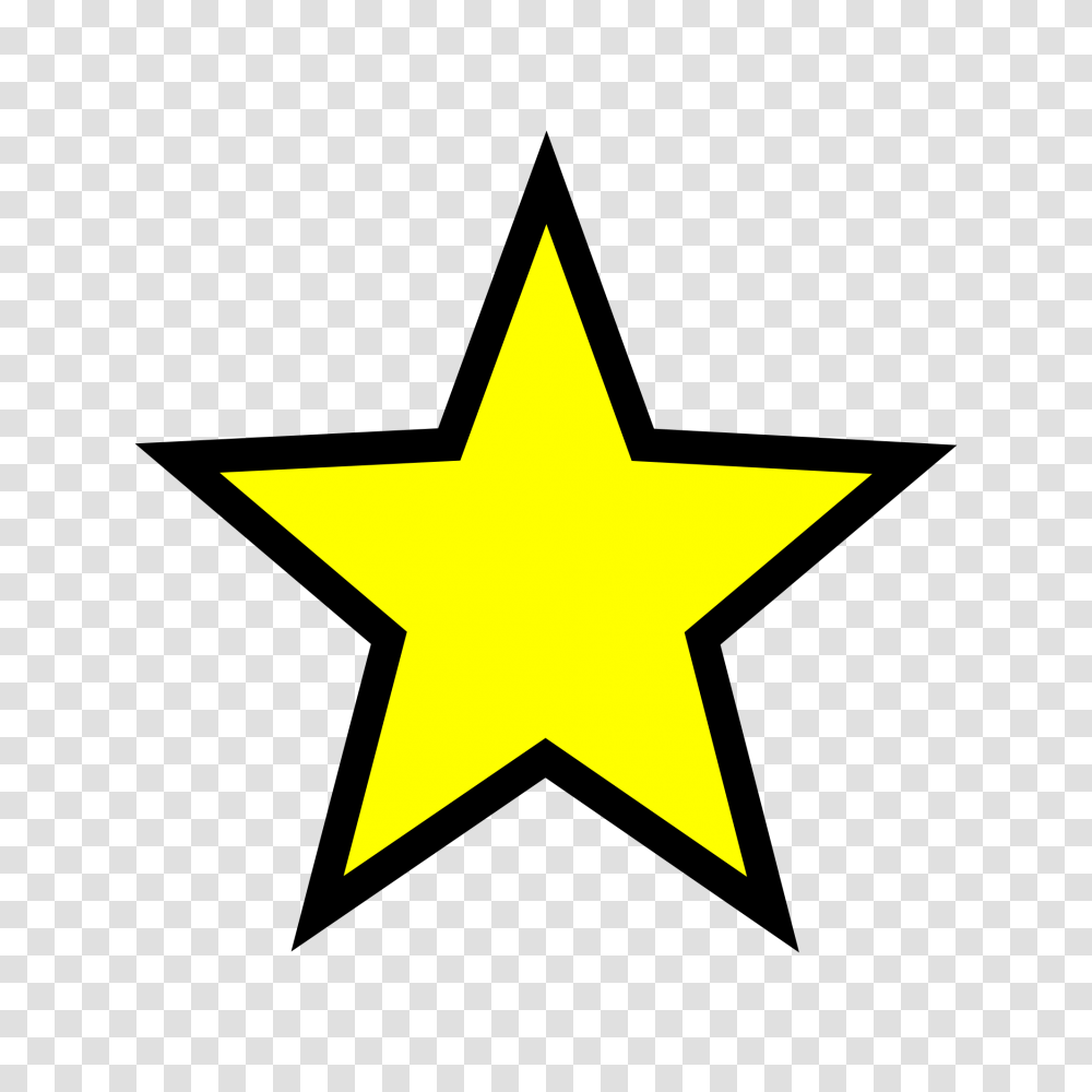 Full Star Yellow, Cross, Star Symbol Transparent Png