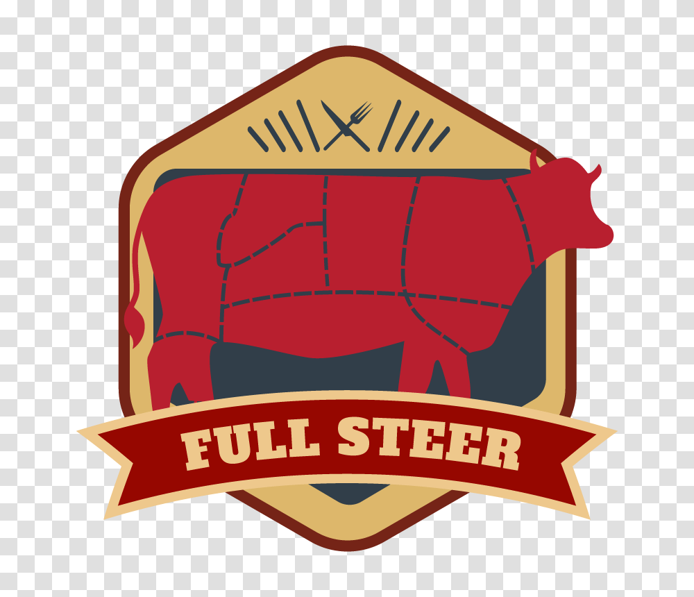 Full Steer, Logo, Building, Advertisement Transparent Png