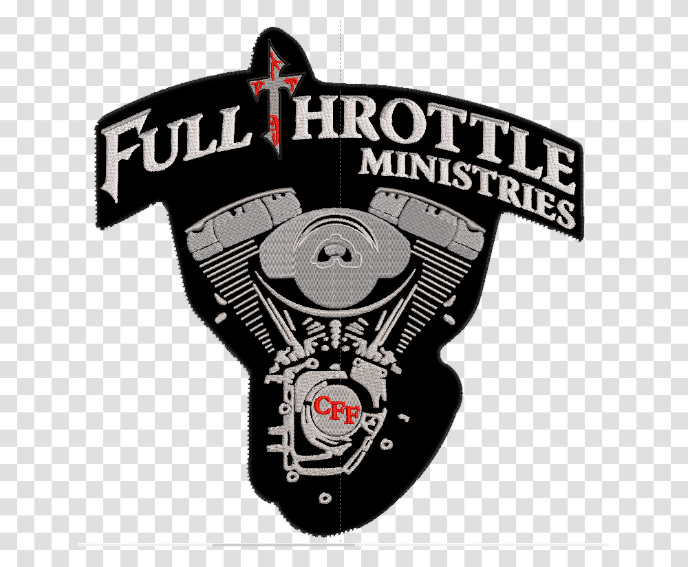 Full Throttle Ministries Reworked Patch Emblem, Logo, Trademark, Badge Transparent Png