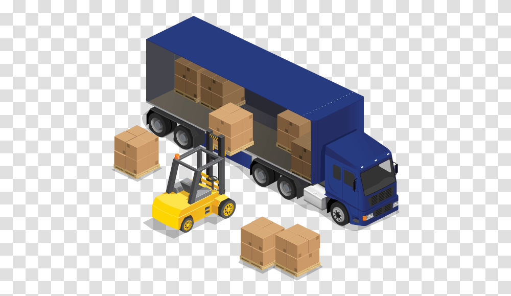Full Truck Load, Toy, Cardboard, Vehicle, Transportation Transparent Png