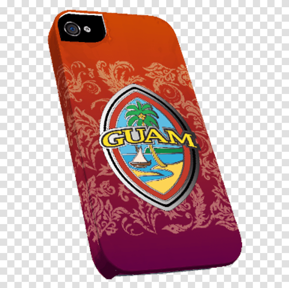 Full Wrap I Phone Case Wmodern Guam Seal Design Wflourishes Smartphone, Label, Beverage, Drink Transparent Png