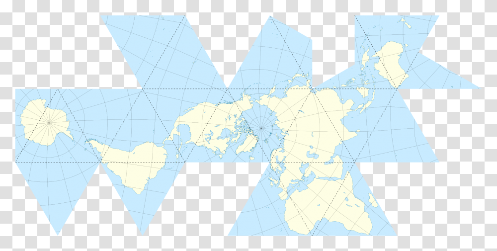 Fuller Projection A1 Dymaxion Map, Diagram, Atlas, Plot Transparent Png