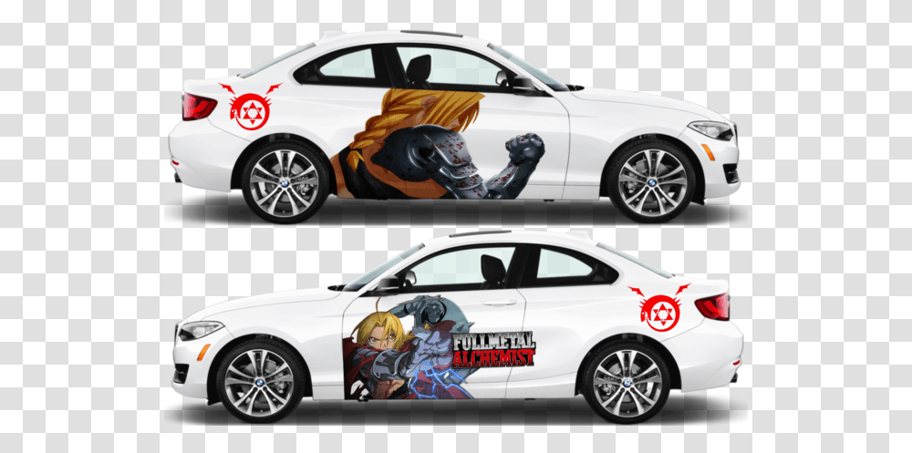 Fullmetal Alchemist Anime Car Door Graphics Vinyl Decal Date A Live Car, Vehicle, Transportation, Wheel, Machine Transparent Png