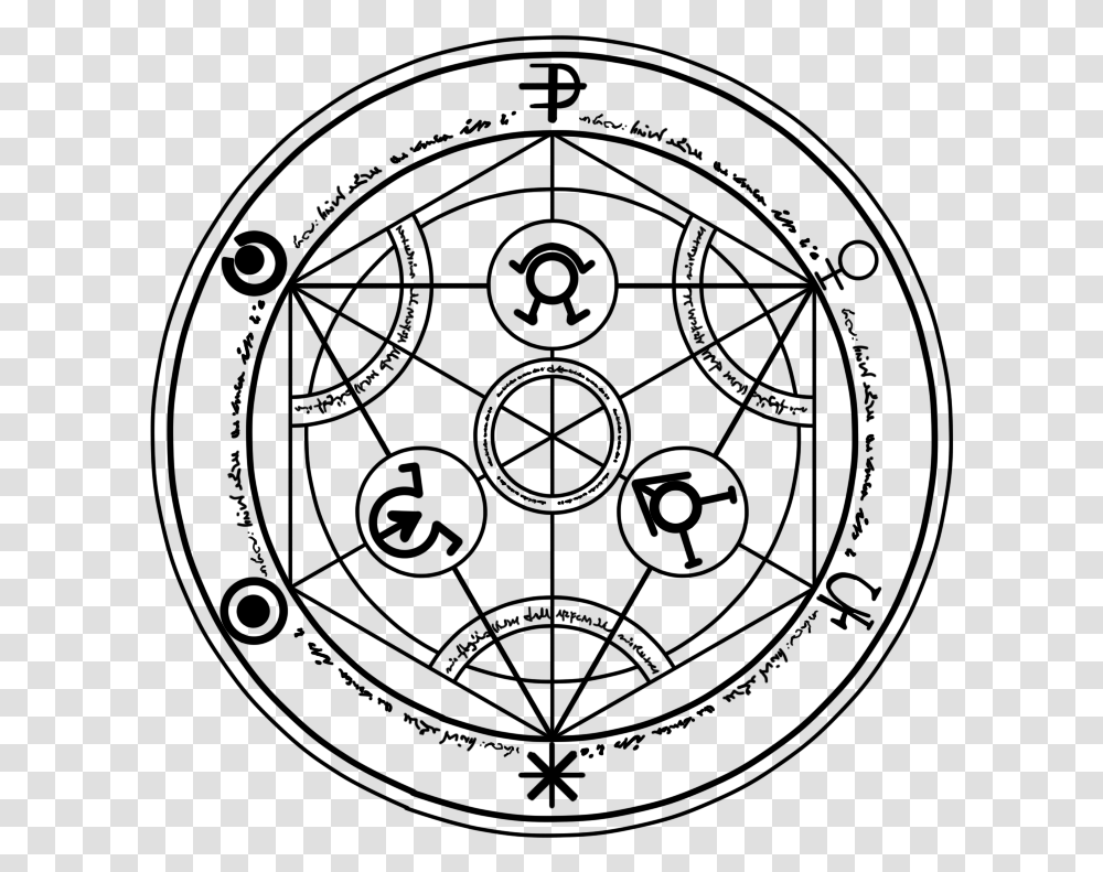 Fullmetal Alchemist Reverse Transmutation Circle For Fullmetal Alchemist Circle, Gray, World Of Warcraft Transparent Png