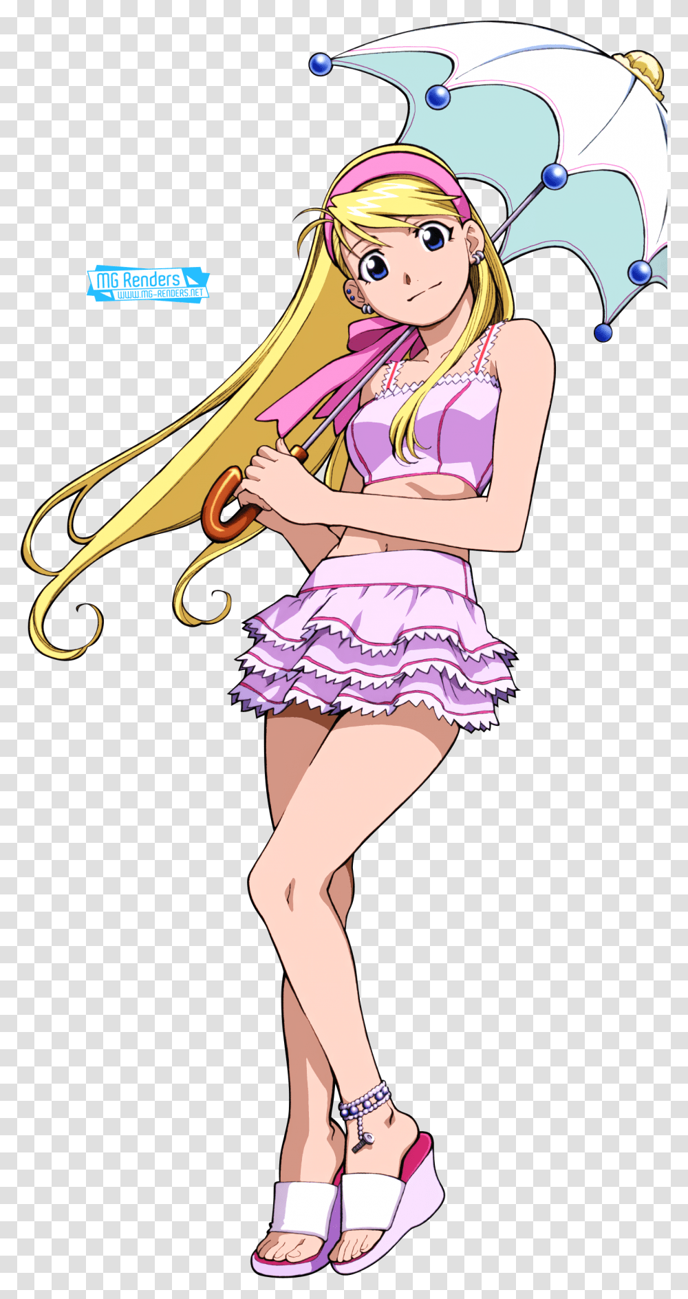 Fullmetal Alchemist Winry Rockbell Pin Up, Person, Skirt, Leisure Activities Transparent Png
