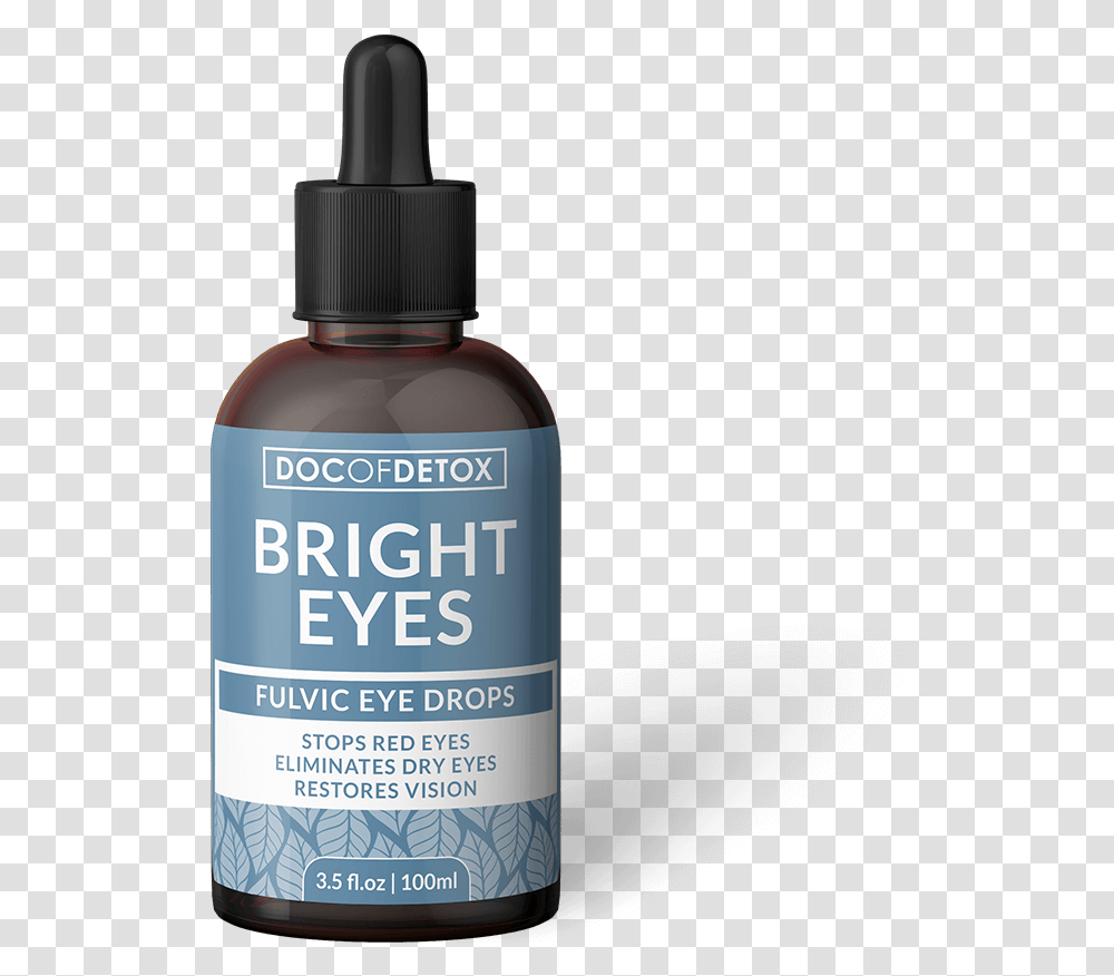 Fulvic Eye Drops, Bottle, Cosmetics, Aluminium, Tin Transparent Png
