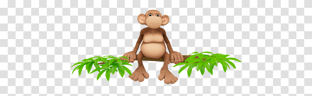 Fun And Practice Math With The Monkeys Maths Monkey, Toy, Green, Animal, Plant Transparent Png