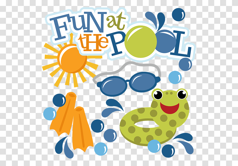 Fun At The Pool Svg Swimming Svg Files For Scrapbooking Scalable Vector Graphics, Poster, Advertisement Transparent Png