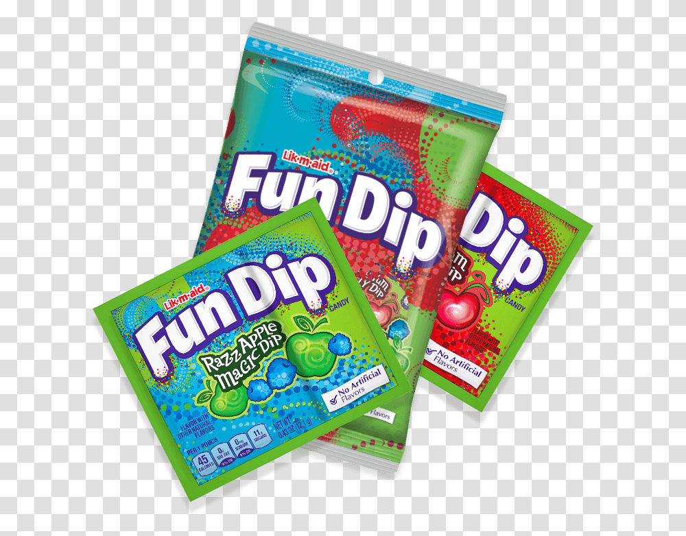 Fun Dip Snack, Food, Candy, Gum Transparent Png