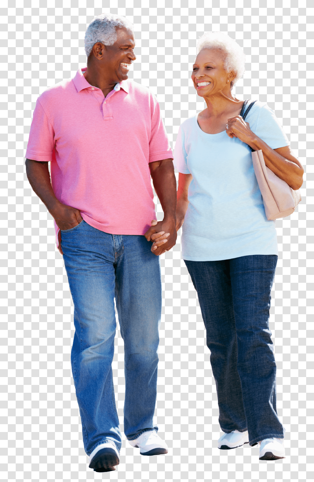 Fun Elderly Couple Standing, Person, Human, Apparel Transparent Png