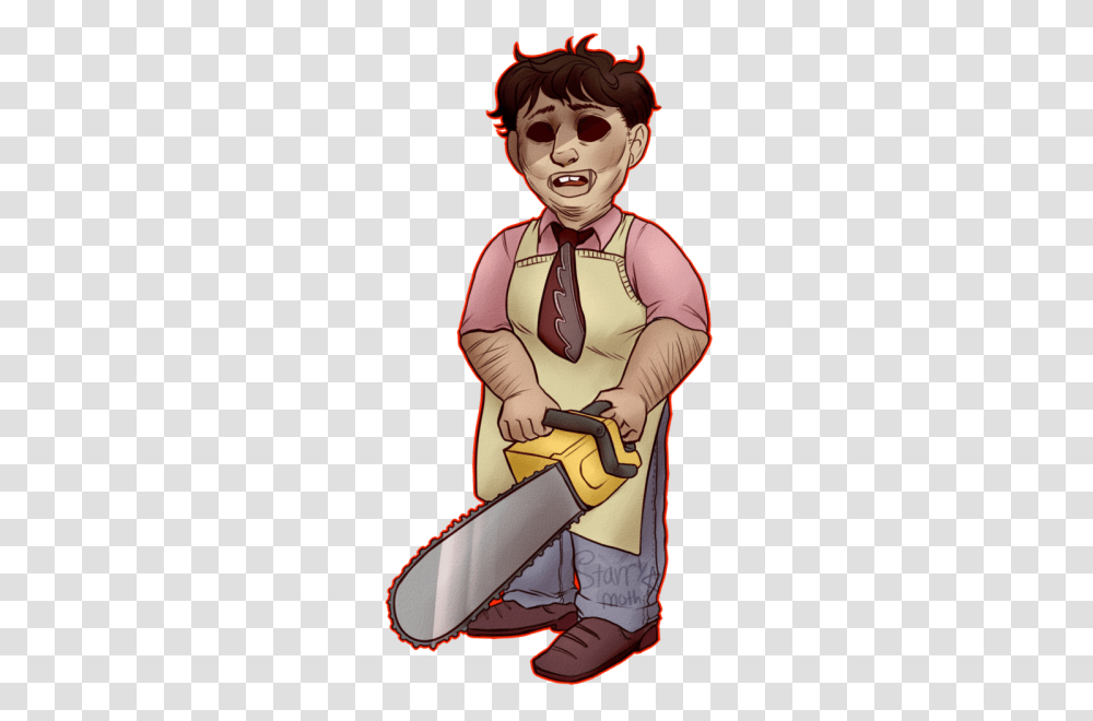 Fun Fact Leatherface Is Actually One Of My Favorite Topics To Draw, Person, Human, Tool, Chain Saw Transparent Png