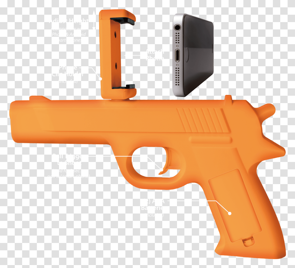 Fun Factory Candy Augmented Reality Gaming Gun Ranged Weapon, Weaponry, Water Gun, Toy Transparent Png