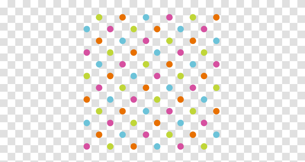 Fun Flowers Multi Coloured Polka Dots Wallpaper, Texture, Rug, Cushion Transparent Png