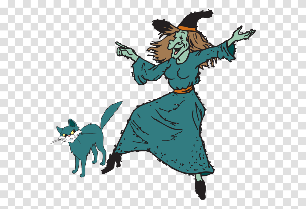 Fun Halloween Witch Clipart Kid, Comics, Book, Person Transparent Png