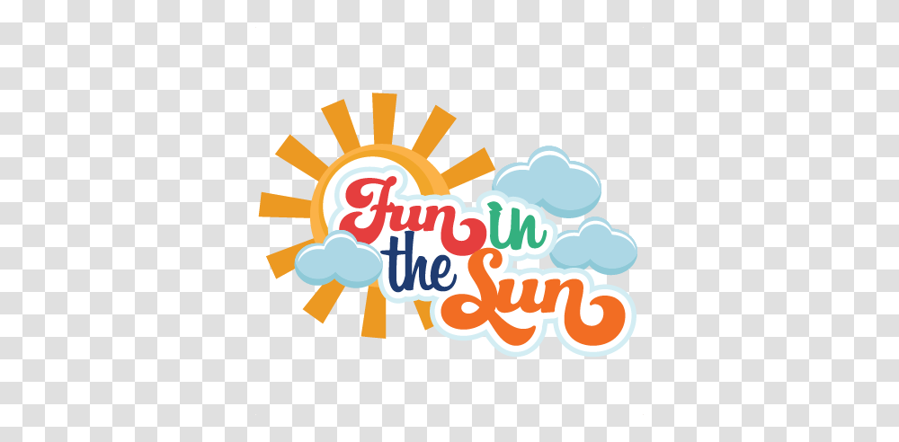 Fun In The Sun Scrapbooking Title Sun Summer, Alphabet, Logo Transparent Png