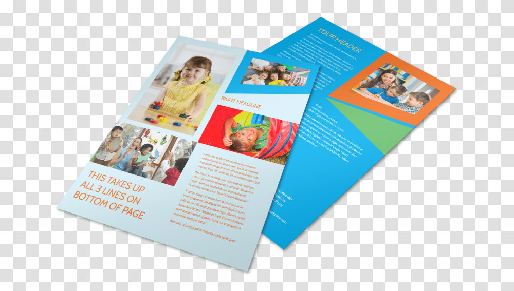 Fun Preschool Flyer Template Preview Flyer, Advertisement, Poster, Paper, Brochure Transparent Png
