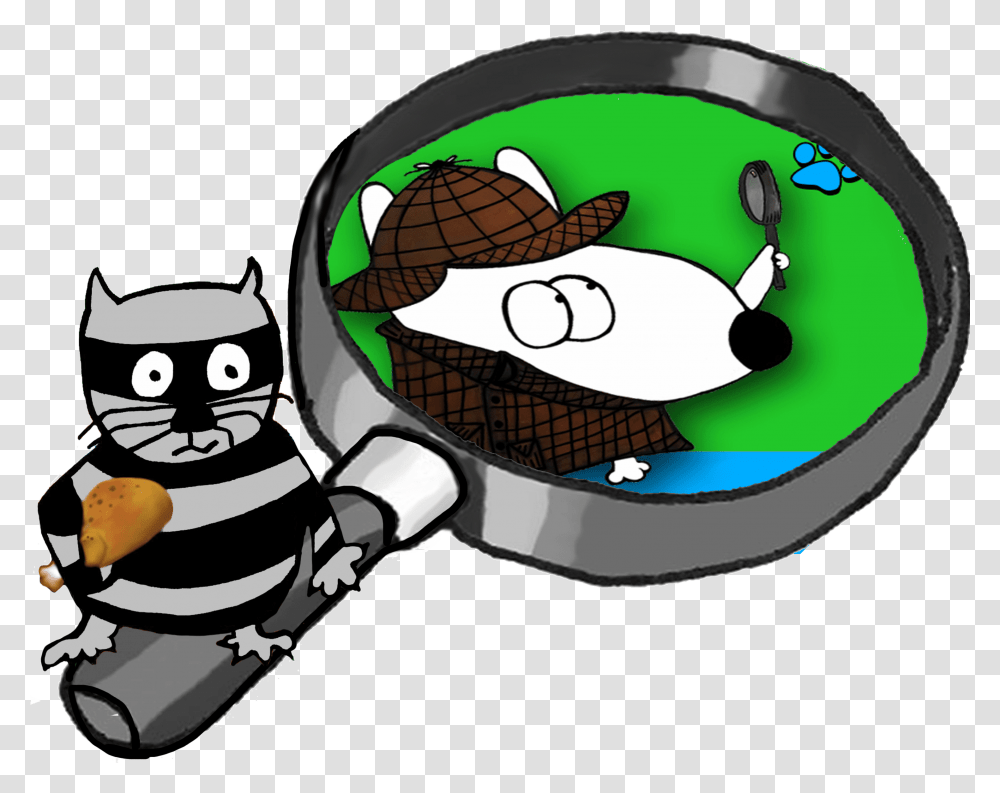 Fun Stinky Stuff Cartoon, Magnifying, Frying Pan, Wok Transparent Png