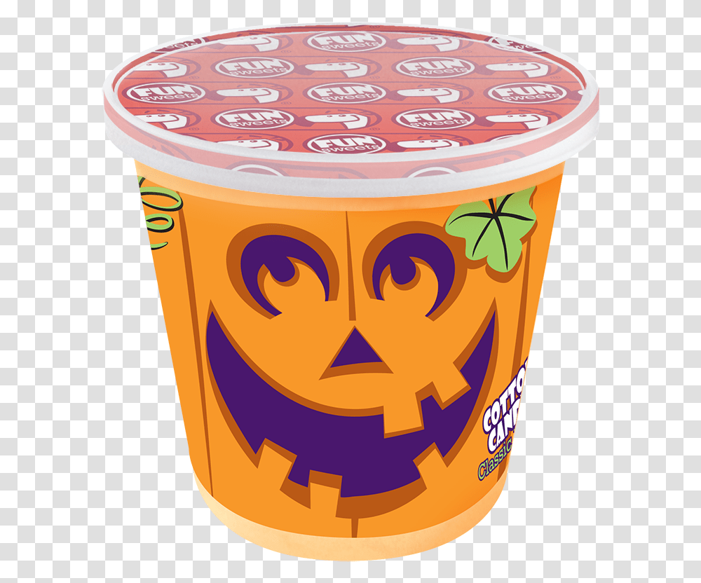 Fun Sweets Halloween Pumpkin Cotton Candy, Cream, Dessert, Food, Beverage Transparent Png