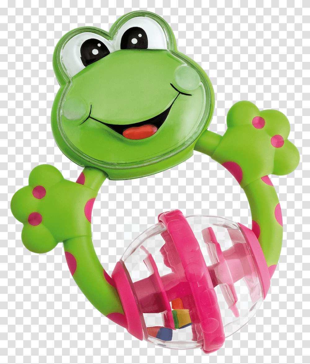 Fun Teething Rattle Frog Chicco, Toy, Sweets, Food, Confectionery Transparent Png