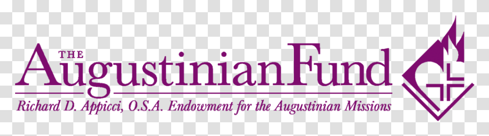 Fund Logo Appicci Purple Augustinians, Alphabet, Label Transparent Png